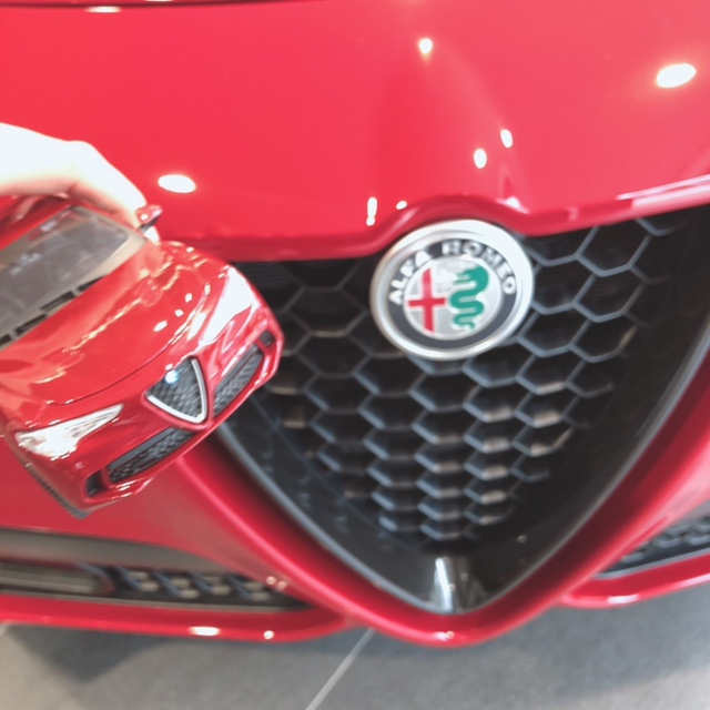 三角のフロントグリル▽｜アルファ ロメオ世田谷スタッフブログ｜Alfa