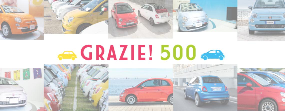 GRAZIE　500　キャンペーン！